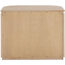  Color_Natural -- Astrid Natural Solid Wood And Oak Veneer Nightstand IMAGE 5
