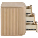  Color_Natural -- Astrid Natural Solid Wood And Oak Veneer Nightstand IMAGE 6