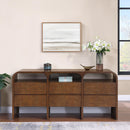  Color_Brown -- Meridian Giada 6 Drawer Dresser IMAGE 2