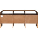  Color_Brown -- Meridian Giada 6 Drawer Dresser IMAGE 5
