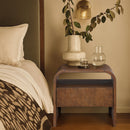  Color_Brown -- Meridian Giada 1 Drawer Nightstand IMAGE 2