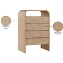  Color_Natural -- Giada Natural Solid Wood And Veneer Chest IMAGE 10