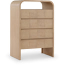  Meridian Giada Natural Solid Wood And Veneer Chest IMAGE 1