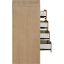  Color_Natural -- Giada Natural Solid Wood And Veneer Chest IMAGE 6