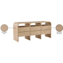  Color_Natural -- Giada Natural Solid Wood And Veneer Dresser IMAGE 10