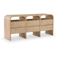  Color_Natural -- Giada Natural Solid Wood And Veneer Dresser IMAGE 1