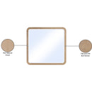  Meridian Giada Natural Solid Wood And Veneer Mirror IMAGE 8