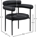  Color_Black -- Meridian Blake Arm Chair IMAGE 9