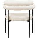  Color_Cream -- Blake Cream Vegan Leather Upholstered Dining Chair IMAGE 5