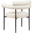 Meridian Blake Cream Vegan Leather Dining Chair IMAGE 6
