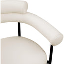  Color_Cream -- Blake Cream Vegan Leather Upholstered Dining Chair IMAGE 7