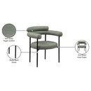 Color_Green -- Blake Green Vegan Leather Upholstered Dining Chair IMAGE 10