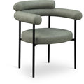  Color_Green -- Blake Green Vegan Leather Upholstered Dining Chair IMAGE 1