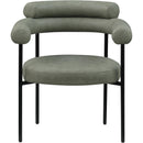  Color_Green -- Blake Green Vegan Leather Upholstered Dining Chair IMAGE 3