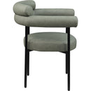  Color_Green -- Blake Green Vegan Leather Upholstered Dining Chair IMAGE 4