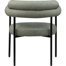  Color_Green -- Blake Green Vegan Leather Upholstered Dining Chair IMAGE 5