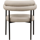 Meridian Blake Taupe Vegan Leather Dining Chair IMAGE 5