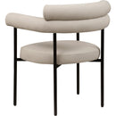  Color_Taupe -- Blake Taupe Vegan Leather Upholstered Dining Chair IMAGE 6