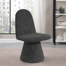  Color_Black -- Renuar Black Fabric Upholstered Dining Chair IMAGE 2