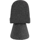  Color_Black -- Renuar Black Fabric Upholstered Dining Chair IMAGE 5
