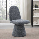 Color_Blue -- Renuar Blue Fabric Upholstered Dining Chair IMAGE 2