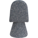  Color_Blue -- Renuar Blue Fabric Upholstered Dining Chair IMAGE 5