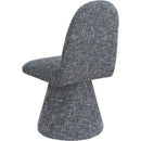  Color_Blue -- Renuar Blue Fabric Upholstered Dining Chair IMAGE 6
