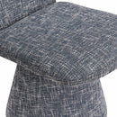  Color_Blue -- Renuar Blue Fabric Upholstered Dining Chair IMAGE 7