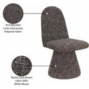  Color_Brown -- Renuar Brown Fabric Upholstered Dining Chair IMAGE 10