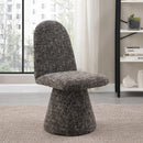  Color_Brown -- Renuar Brown Fabric Upholstered Dining Chair IMAGE 2