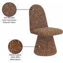  Color_Cognac -- Renuar Cognac Fabric Upholstered Dining Chair IMAGE 10