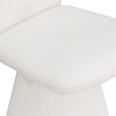  Color_Cream -- Renuar Cream Fabric Upholstered Dining Chair IMAGE 7