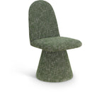  Color_Green -- Renuar Green Fabric Upholstered Dining Chair IMAGE 1