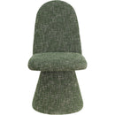  Color_Green -- Renuar Green Fabric Upholstered Dining Chair IMAGE 3