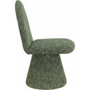  Color_Green -- Renuar Green Fabric Upholstered Dining Chair IMAGE 4