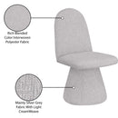  Color_Grey -- Renuar Grey Fabric Upholstered Dining Chair IMAGE 10