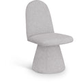  Color_Grey -- Renuar Grey Fabric Upholstered Dining Chair IMAGE 1