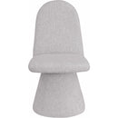  Color_Grey -- Renuar Grey Fabric Upholstered Dining Chair IMAGE 3