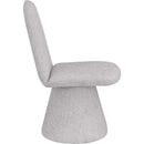 Color_Grey -- Renuar Grey Fabric Upholstered Dining Chair IMAGE 4