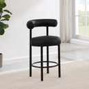 Color_Black -- Meridian Bordeaux Counter Height Stool IMAGE 2