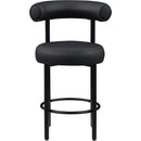  Color_Black -- Meridian Bordeaux Counter Height Stool IMAGE 3