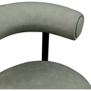  Color_Green -- Bordeaux Green Vegan Leather Upholstered Counter Stool IMAGE 8