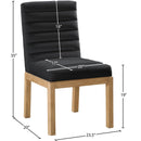  Color_Black -- Meridian Evelyn Dining Chair IMAGE 8