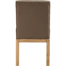  Color_Brown -- Evelyn Brown Velvet Upholstered Dining Chair IMAGE 5