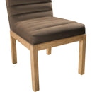  Color_Brown -- Evelyn Brown Velvet Upholstered Dining Chair IMAGE 6