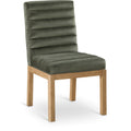  Color_Green -- Evelyn Green Velvet Upholstered Dining Chair IMAGE 1
