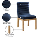  Color_Navy -- Evelyn Navy Velvet Upholstered Dining Chair IMAGE 9