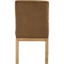  Color_Saddle -- Evelyn Saddle Velvet Upholstered Dining Chair IMAGE 5