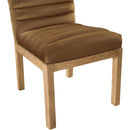 Color_Saddle -- Evelyn Saddle Velvet Upholstered Dining Chair IMAGE 6
