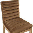  Color_Saddle -- Evelyn Saddle Velvet Upholstered Dining Chair IMAGE 7